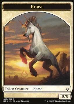 Horse // Warrior Card Front