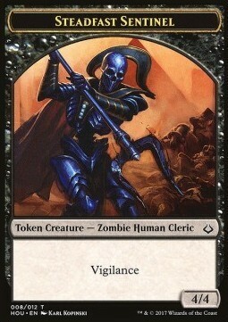 Steadfast Sentinel / Cat Card Front