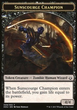 Sunscourge Champion / Zombie Card Front