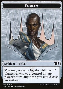 Teferi Emblem / Zombie Card Front