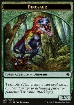 Treasure // Dinosaur Card Front