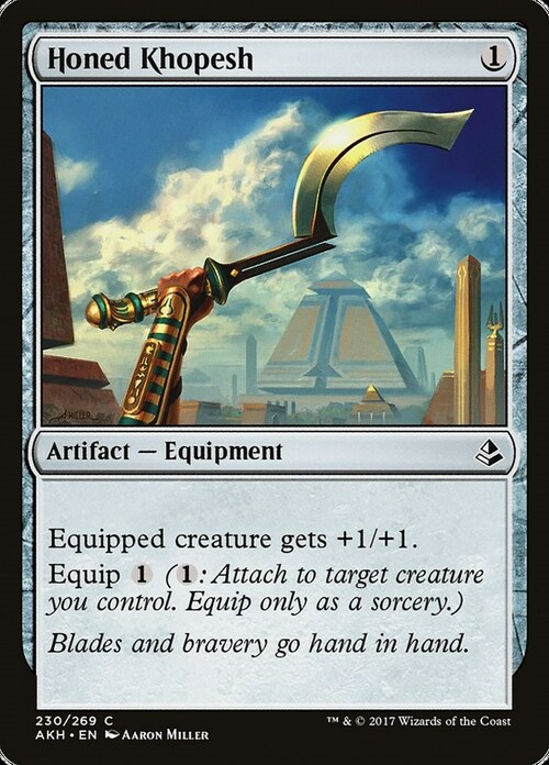 Honed Khopesh Card Front