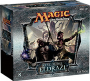 Scatola di Fat Pack de Rise of the Eldrazi vuota