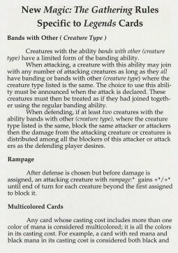 Rules Tip: Legends Cards Card Front