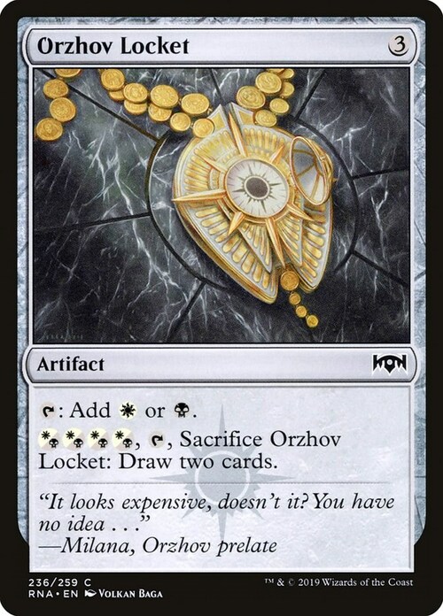 Orzhov Locket Card Front