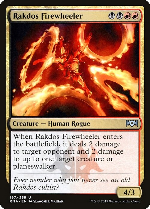 Rakdos Firewheeler Card Front