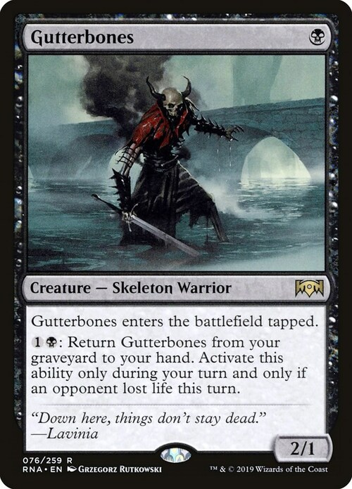 Gutterbones Card Front