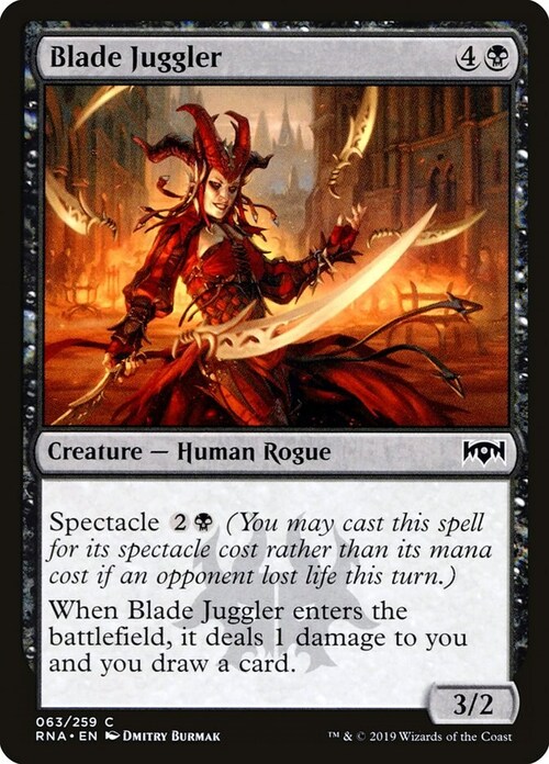 Blade Juggler Card Front