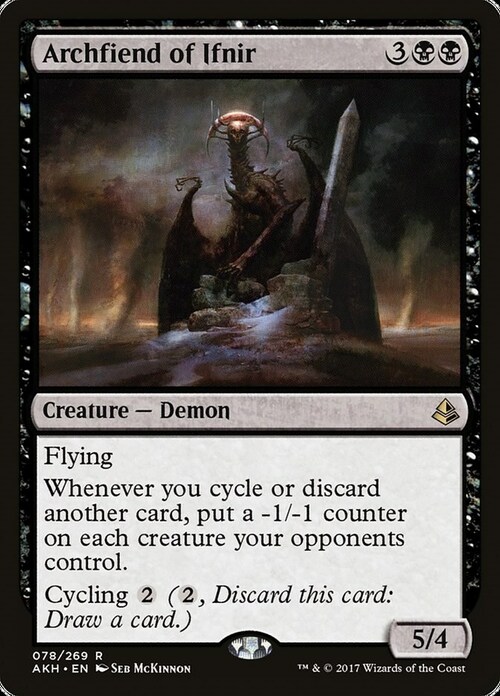 Archfiend of Ifnir Card Front