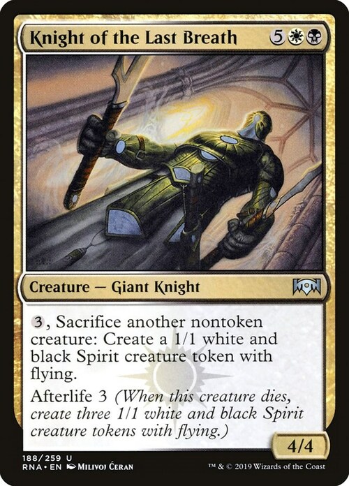 Knight of the Last Breath Card Front