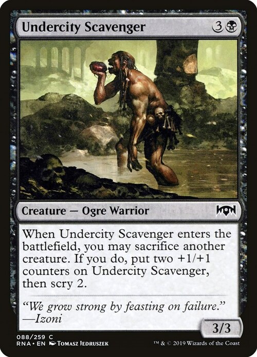 Undercity Scavenger Card Front