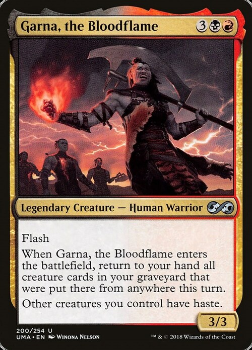 Garna, the Bloodflame Card Front