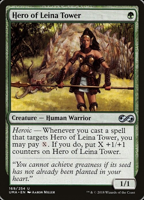 Hero of Leina Tower Card Front