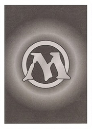 M White Border - M and Circle White - Grey Filler Card