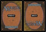 MTG Back/MTG Reversed Back Round Corner Filler Card