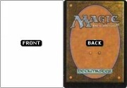 White/MTG Back Misprint Filler Card