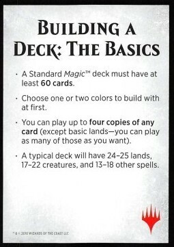 Build a Deck: The Basics // Popular Magic Formats Card Front