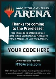 Arena Code Card