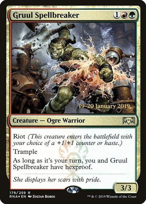 Spezzamagie Gruul Card Front