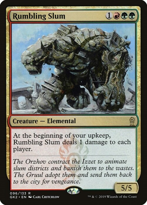 Rumbling Slum Card Front