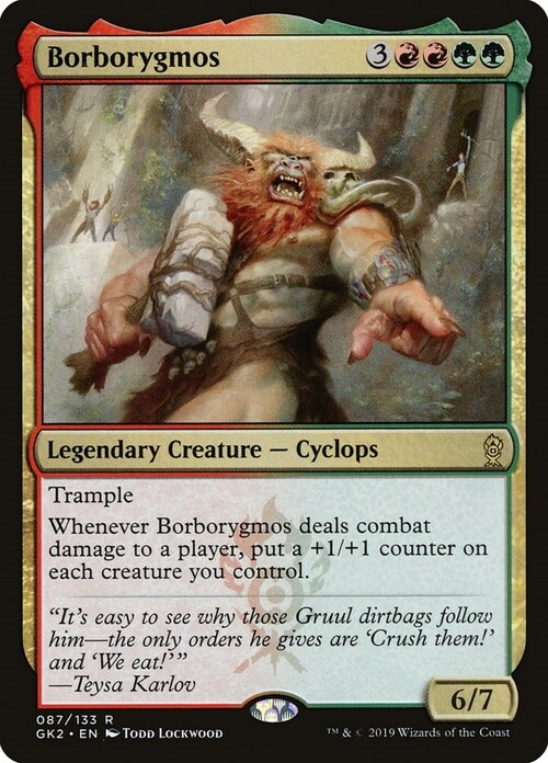 Borborygmos Card Front