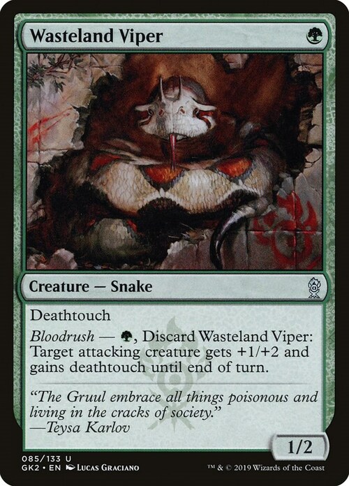 Wasteland Viper Card Front