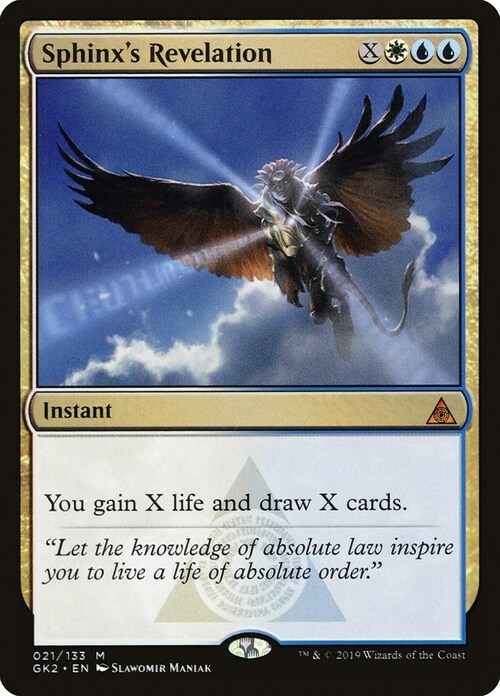 Sphinx's Revelation Card Front