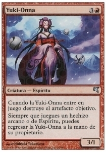 Yuki-Onna Card Front