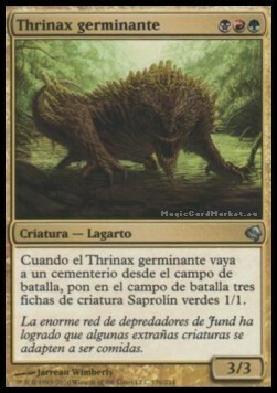 Sprouting Thrinax Card Front