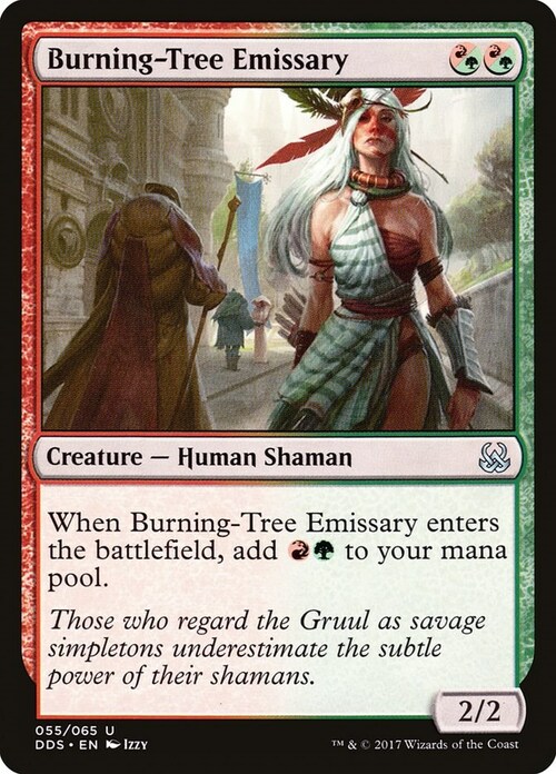 Emissaria di Brucia-Albero Card Front