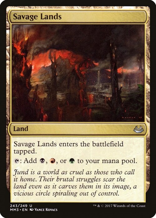 Savage Lands Card Front