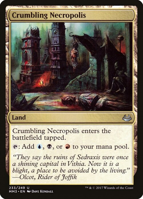 Crumbling Necropolis Card Front