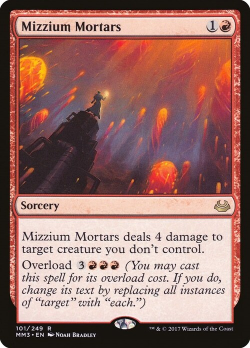 Mizzium Mortars Card Front