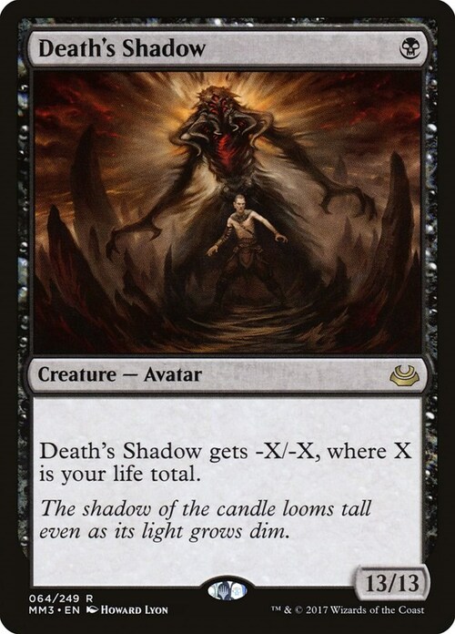 Death's Shadow Card Front