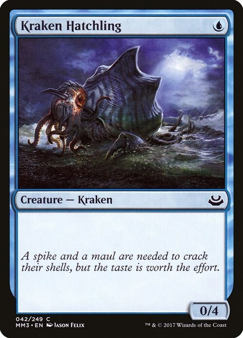 Kraken Hatchling Card Front