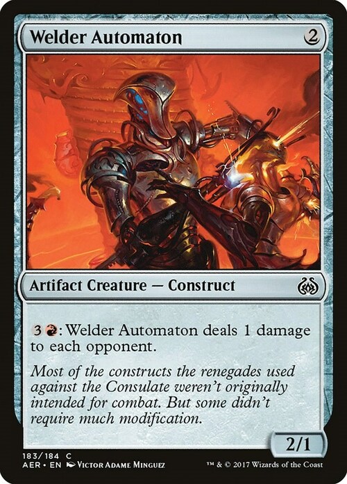 Welder Automaton Card Front