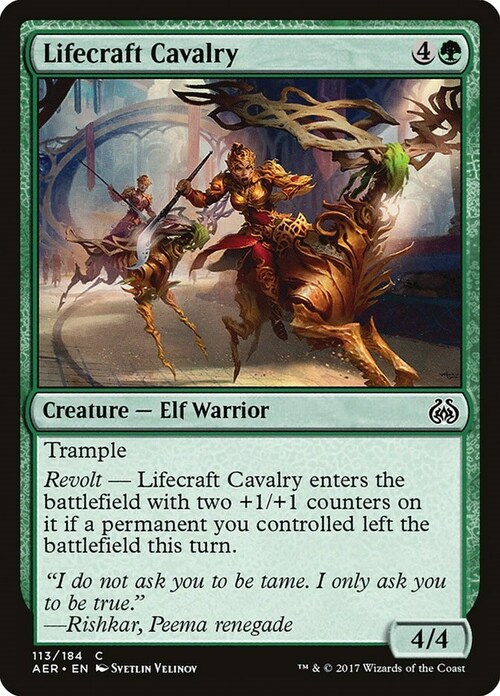 Lifecraft Cavalry Card Front