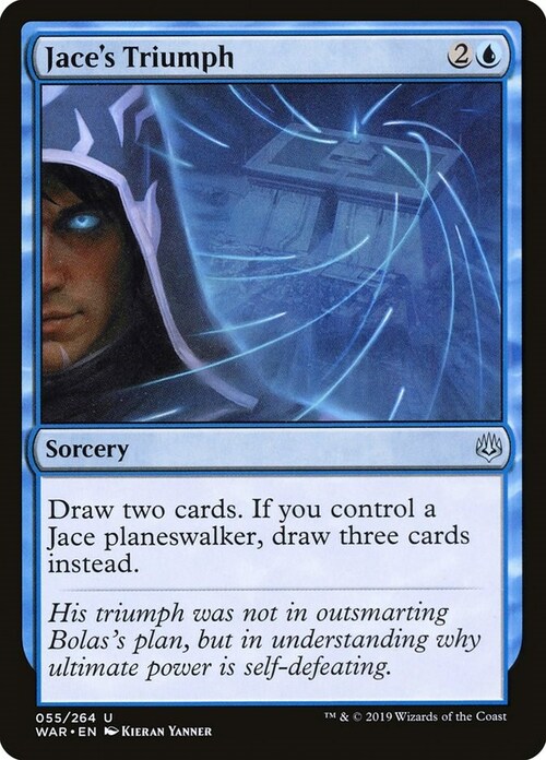 Jace's Triumph Card Front