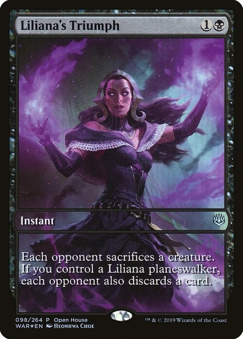 Liliana's Triumph Card Front