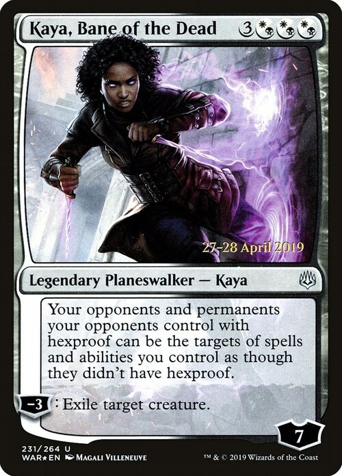 Kaya, Bane of the Dead Card Front