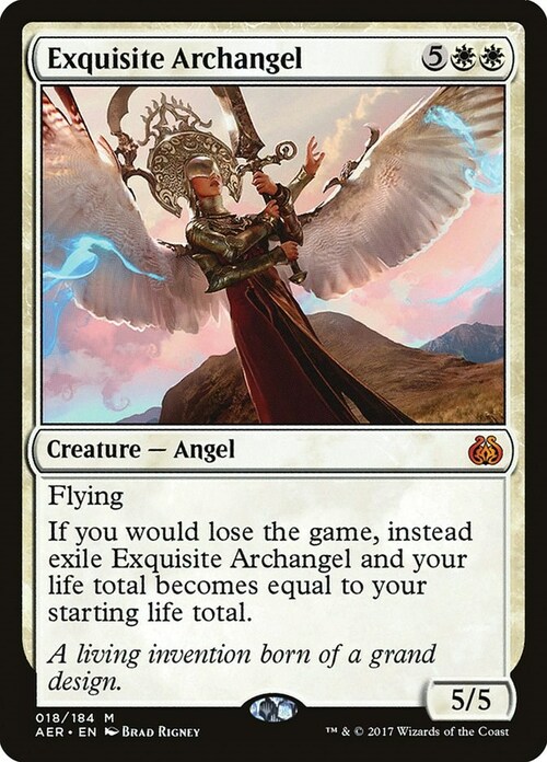 Exquisite Archangel Card Front