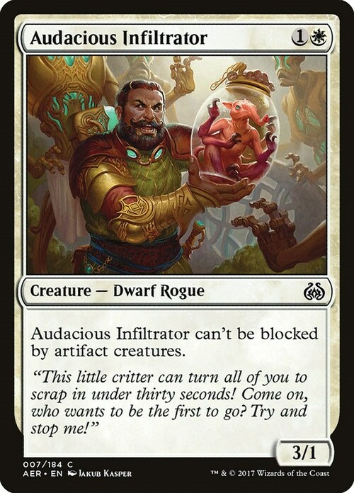 Audacious Infiltrator Card Front