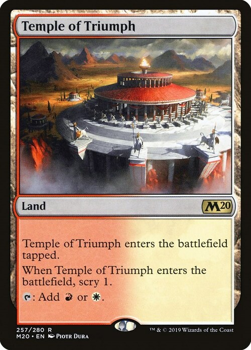 Temple of Triumph Card Front