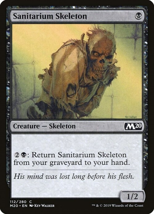 Sanitarium Skeleton Card Front