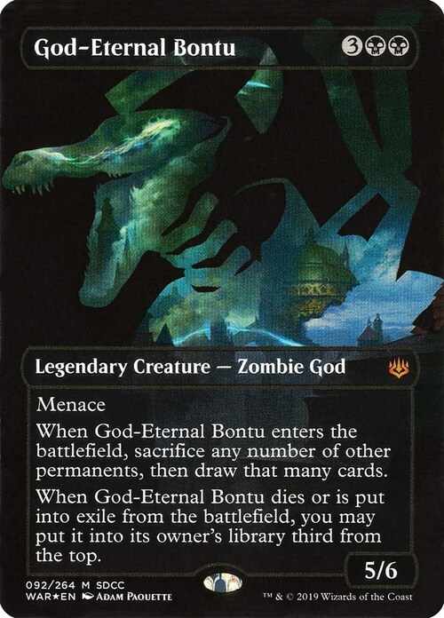 God-Eternal Bontu Card Front