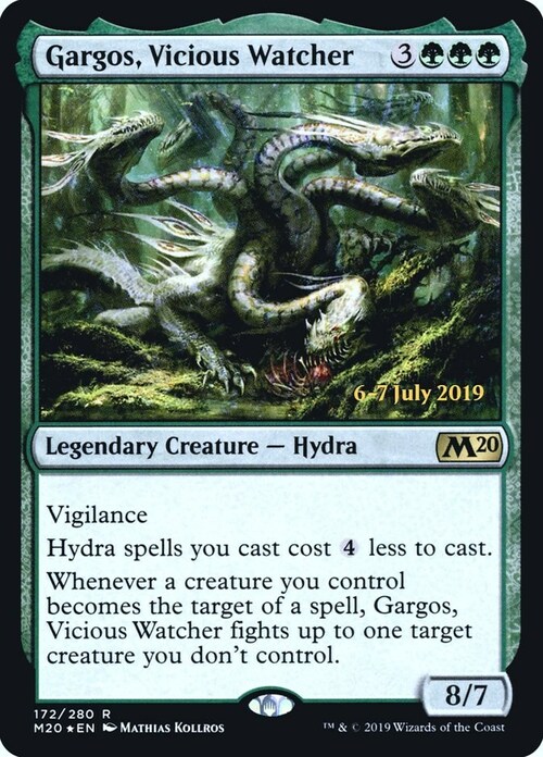 Gargos, Vicious Watcher Card Front