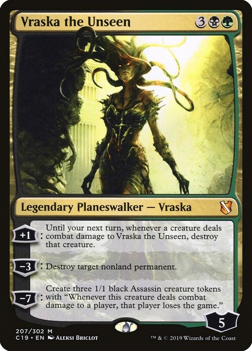 Vraska the Unseen Card Front