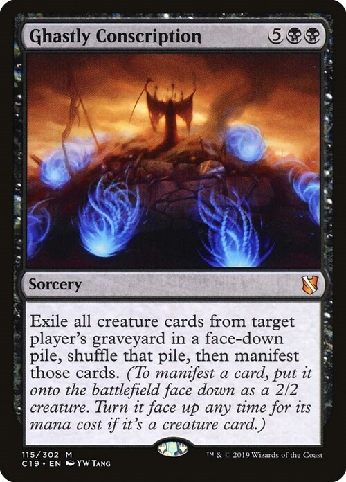 Ghastly Conscription Card Front