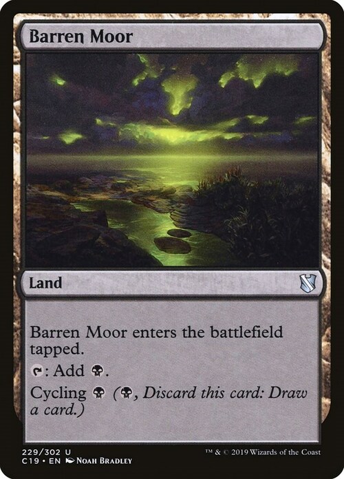 Barren Moor Card Front