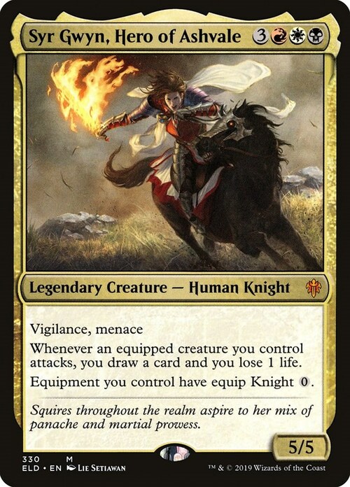 Syr Gwyn, Hero of Ashvale Card Front